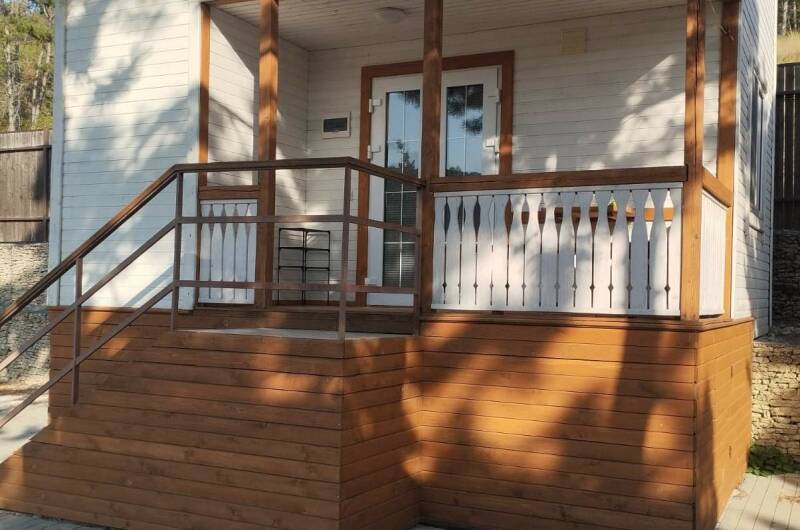 Изображение коттеджа &amp;quot;Деревянный домик у озера Абрау&amp;quot;